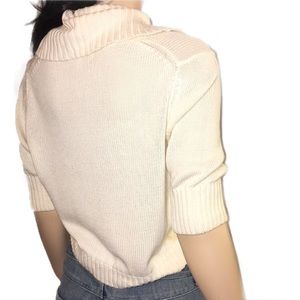 BANANA REPUBLIC Crop Cardigan Sweater Open Front